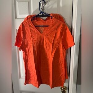 Faded Glory Men's Bright Orange V-Neck Tee